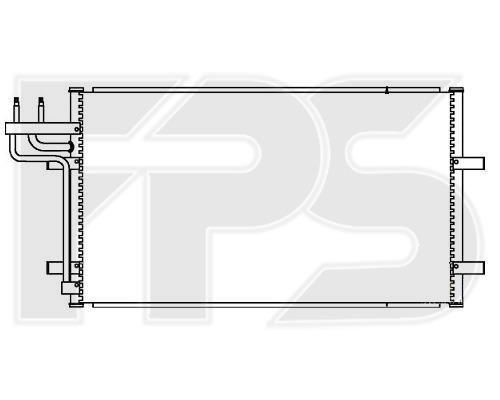FPS FP 28 K82 Радіатор кондиціонера (Конденсатор) FP28K82: Купити в Україні - Добра ціна на EXIST.UA!