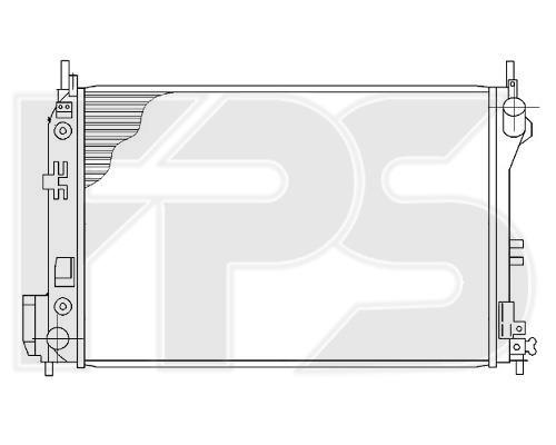 FPS FP 52 A300 Радіатор охолодження двигуна FP52A300: Купити в Україні - Добра ціна на EXIST.UA!