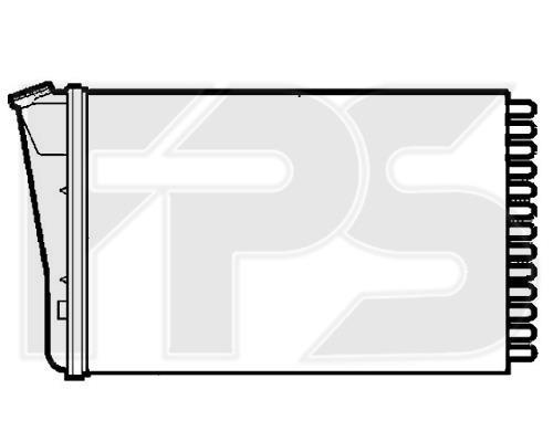 FPS FP 52 N145 Радіатор опалювача салону FP52N145: Приваблива ціна - Купити в Україні на EXIST.UA!