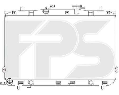 FPS FP 32 A960-X Радіатор охолодження двигуна FP32A960X: Купити в Україні - Добра ціна на EXIST.UA!