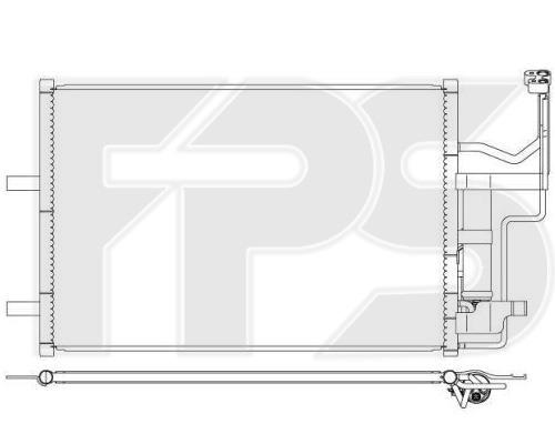 FPS FP 44 K471 Радіатор кондиціонера (Конденсатор) FP44K471: Купити в Україні - Добра ціна на EXIST.UA!