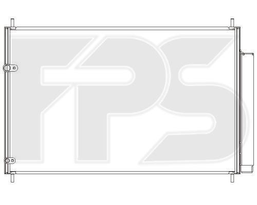FPS FP 70 K481 Радіатор кондиціонера (Конденсатор) FP70K481: Приваблива ціна - Купити в Україні на EXIST.UA!