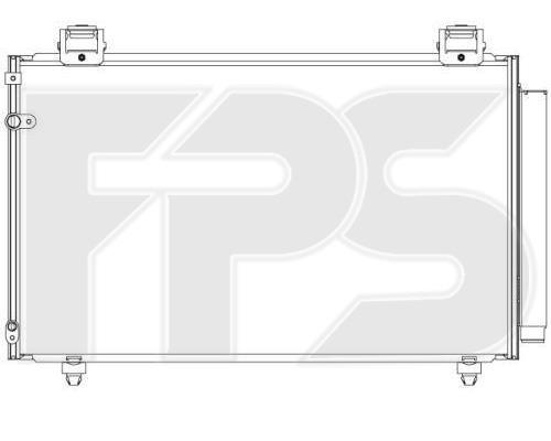 FPS FP 70 K482-X Радіатор кондиціонера (Конденсатор) FP70K482X: Купити в Україні - Добра ціна на EXIST.UA!