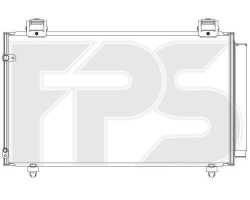 FPS FP 70 K484 Радіатор кондиціонера (Конденсатор) FP70K484: Приваблива ціна - Купити в Україні на EXIST.UA!