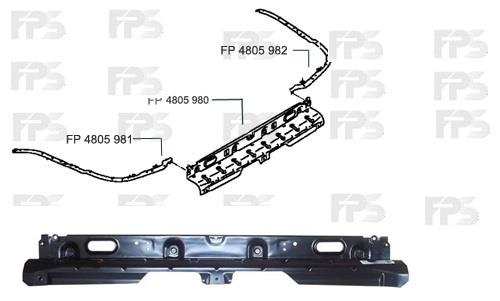 FP4805982 FPS Кронштейн бампера заднего