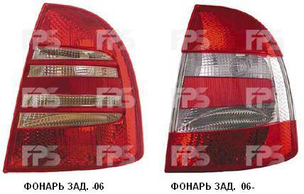 Задние фары Skoda Superb (Шкода Суперб): FP6405F4E FPS Фонарь задний правый
