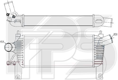 FPS FP 50 T02-X Інтеркулер FP50T02X: Купити в Україні - Добра ціна на EXIST.UA!