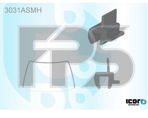GS1712P141X FPS Молдинг стекла ветрового (лобового)