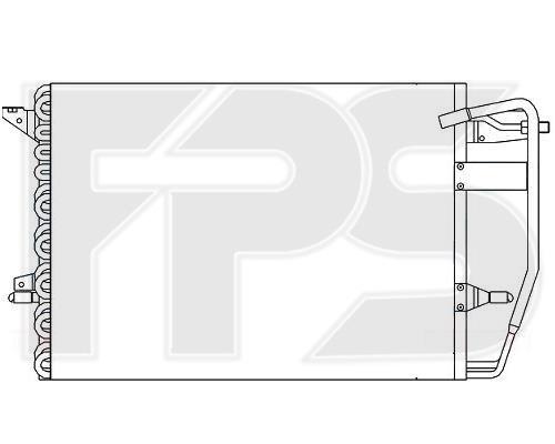 FPS FP 28 K67-P Радіатор кондиціонера (Конденсатор) FP28K67P: Купити в Україні - Добра ціна на EXIST.UA!