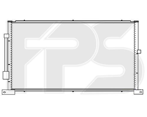 FPS FP 28 K76 Радіатор кондиціонера (Конденсатор) FP28K76: Приваблива ціна - Купити в Україні на EXIST.UA!