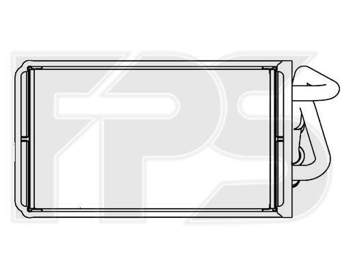 FPS FP 28 N25 Радіатор опалювача салону FP28N25: Купити в Україні - Добра ціна на EXIST.UA!