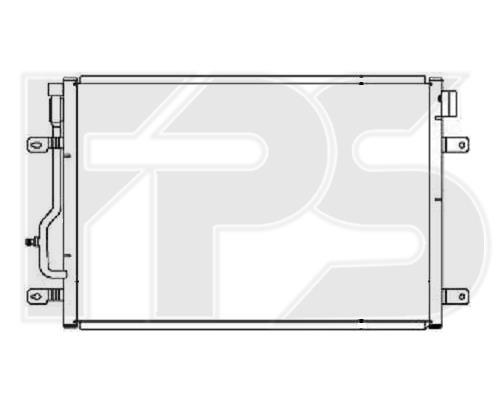 FPS FP 12 K198 Радіатор кондиціонера (Конденсатор) FP12K198: Купити в Україні - Добра ціна на EXIST.UA!