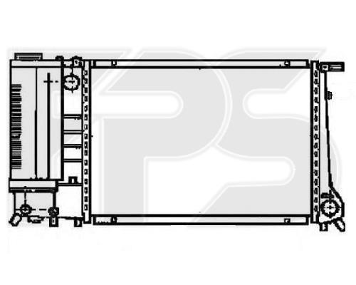 FPS FP 14 A02-X Радіатор охолодження двигуна FP14A02X: Приваблива ціна - Купити в Україні на EXIST.UA!
