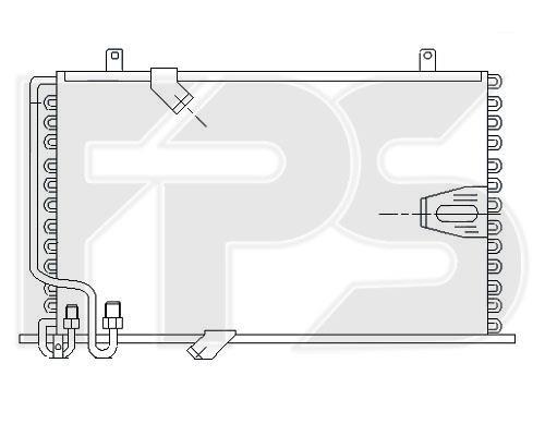 FPS FP 14 K09 Радіатор кондиціонера (Конденсатор) FP14K09: Купити в Україні - Добра ціна на EXIST.UA!