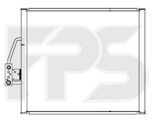 FPS FP 14 K12-X Радіатор кондиціонера (Конденсатор) FP14K12X: Купити в Україні - Добра ціна на EXIST.UA!