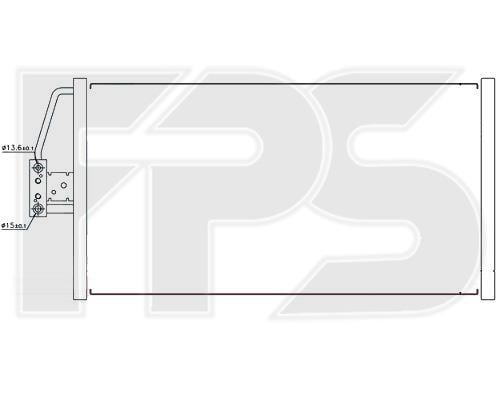 FPS FP 14 K369-X Радіатор кондиціонера (Конденсатор) FP14K369X: Купити в Україні - Добра ціна на EXIST.UA!