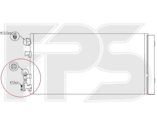 FPS FP 56 K165-X Радіатор кондиціонера (Конденсатор) FP56K165X: Купити в Україні - Добра ціна на EXIST.UA!