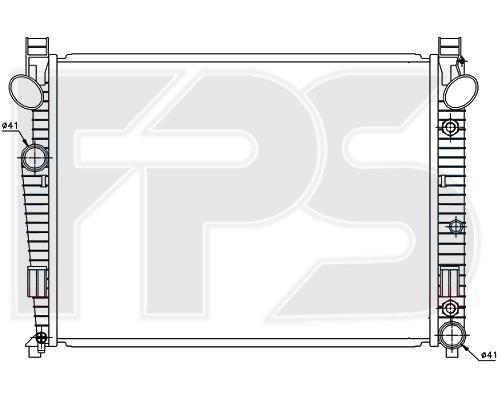 FPS FP 46 A974 Радіатор охолодження двигуна FP46A974: Приваблива ціна - Купити в Україні на EXIST.UA!
