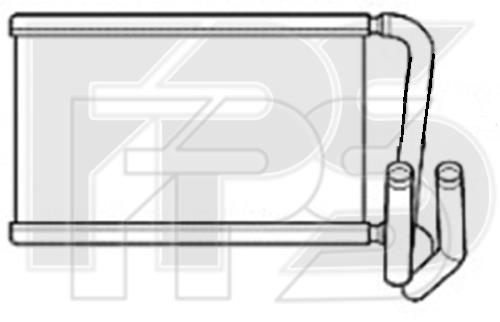 FPS FP 32 N01-X Радіатор опалювача салону FP32N01X: Купити в Україні - Добра ціна на EXIST.UA!
