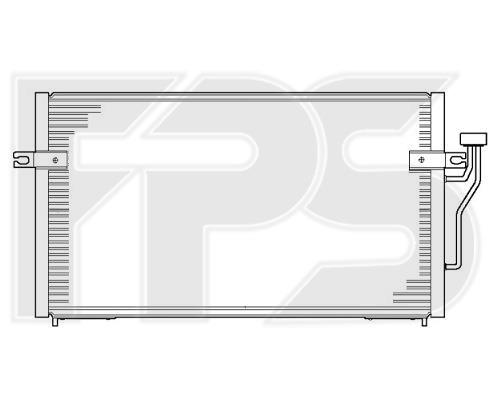 FPS FP 48 K249 Радіатор кондиціонера (Конденсатор) FP48K249: Купити в Україні - Добра ціна на EXIST.UA!