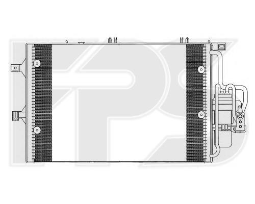 FPS FP 52 K126 Радіатор кондиціонера (Конденсатор) FP52K126: Купити в Україні - Добра ціна на EXIST.UA!