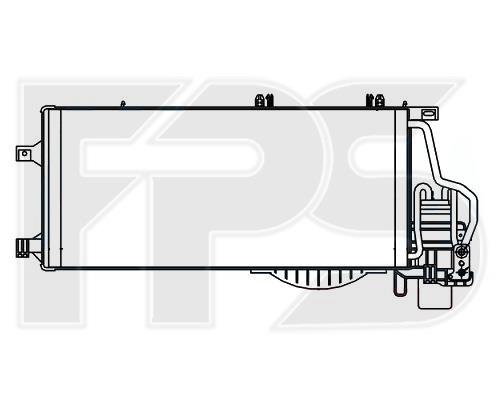 FPS FP 52 K127-X Радіатор кондиціонера (Конденсатор) FP52K127X: Купити в Україні - Добра ціна на EXIST.UA!