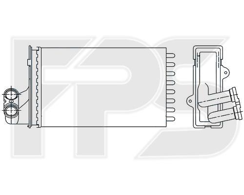FPS FP 54 N150-X Радіатор опалювача салону FP54N150X: Купити в Україні - Добра ціна на EXIST.UA!