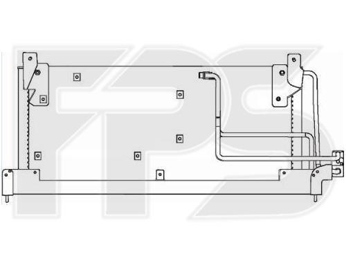 FPS FP 52 K113 Радіатор кондиціонера (Конденсатор) FP52K113: Приваблива ціна - Купити в Україні на EXIST.UA!