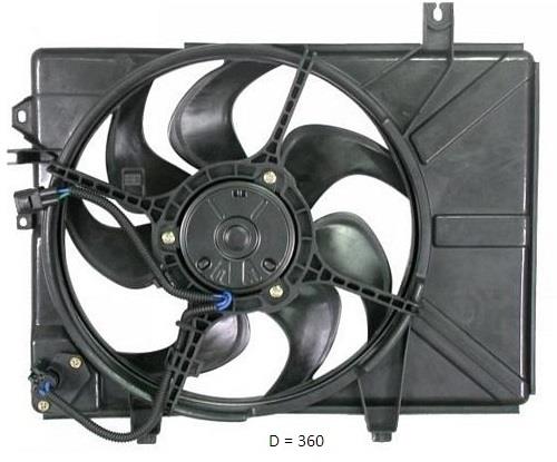 FPS FP 32 W94 Вентилятор охолодження двигуна у зборі FP32W94: Купити в Україні - Добра ціна на EXIST.UA!