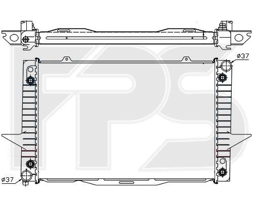FPS FP 72 A490-X Радіатор охолодження двигуна FP72A490X: Купити в Україні - Добра ціна на EXIST.UA!