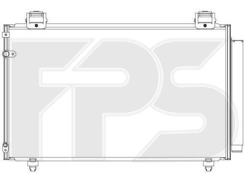 FPS FP 70 K482 Радіатор кондиціонера (Конденсатор) FP70K482: Купити в Україні - Добра ціна на EXIST.UA!