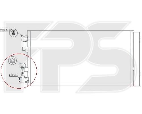 FPS FP 56 K165 Радіатор кондиціонера (Конденсатор) FP56K165: Приваблива ціна - Купити в Україні на EXIST.UA!