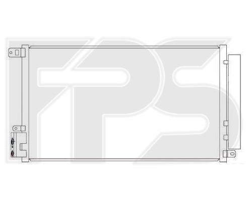 FPS FP 26 K151-X Радіатор кондиціонера (Конденсатор) FP26K151X: Купити в Україні - Добра ціна на EXIST.UA!