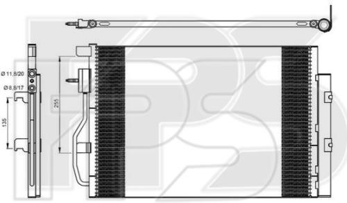 FPS FP 17 K802 Радіатор кондиціонера (Конденсатор) FP17K802: Купити в Україні - Добра ціна на EXIST.UA!