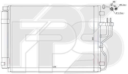 FPS FP 32 K825-X Радіатор кондиціонера (Конденсатор) FP32K825X: Купити в Україні - Добра ціна на EXIST.UA!