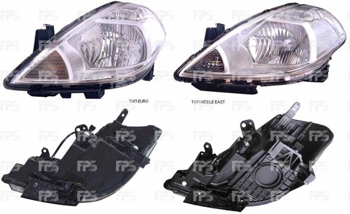 FP5014R4P FPS Фара основная правая