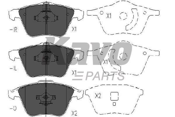 Kavo parts Тормозные колодки дисковые, комплект – цена 786 UAH