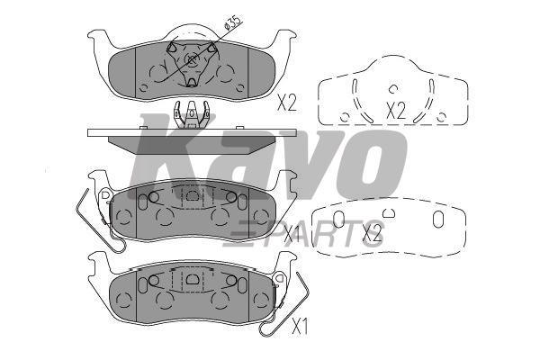 Купить Kavo parts KBP-6606 по низкой цене в Украине!