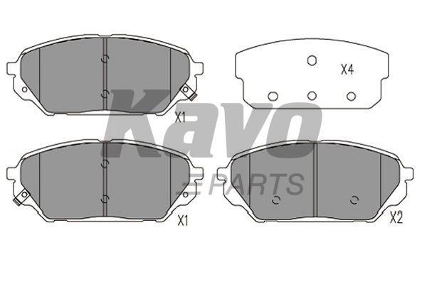 KBP3039 Kavo parts Тормозные колодки дисковые, комплект