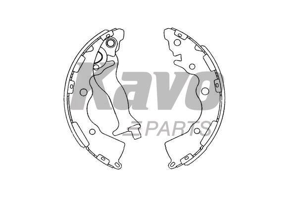 Барабанные колодки KIA Rio (Киа Рио): KBS4405 Kavo parts Колодки тормозные барабанные, комплект