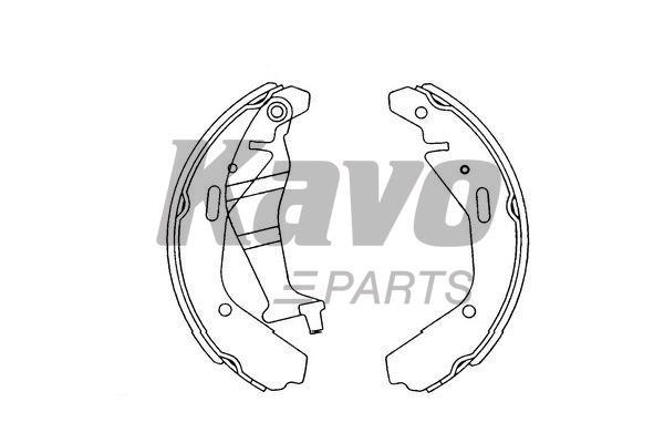 Kavo parts Колодки тормозные барабанные, комплект – цена 1047 UAH