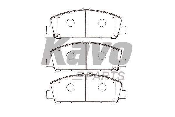 Колодки Nissan Armada (Ниссан Армада): KBP6611 Kavo parts Тормозные колодки дисковые, комплект