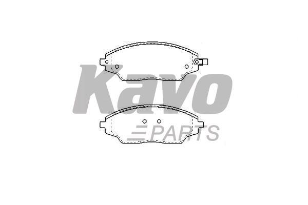 Гальмівні колодки передні, комплект Kavo parts KBP-1021