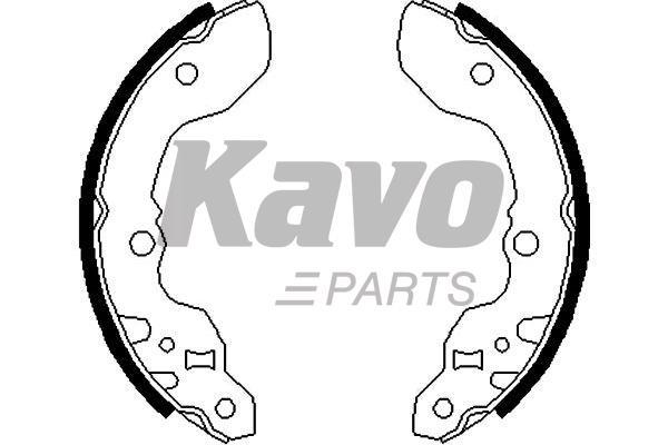 Барабанные колодки Suzuki Vitara (Сузуки Витара): KBS8920 Kavo parts Колодки тормозные барабанные, комплект