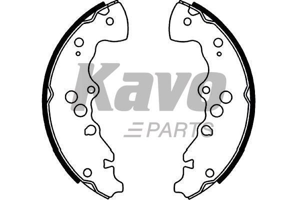 Барабанные тормозные колодки Suzuki Grand Vitara (Сузуки Гранд Витара): KBS8925 Kavo parts Колодки тормозные барабанные, комплект