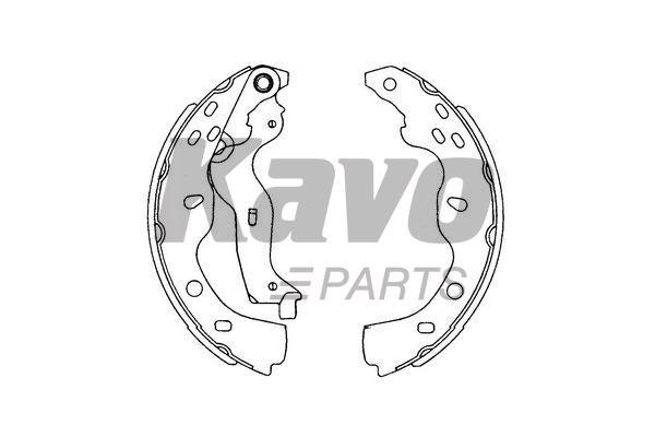 KBS8914 Kavo parts Колодки тормозные барабанные, комплект
