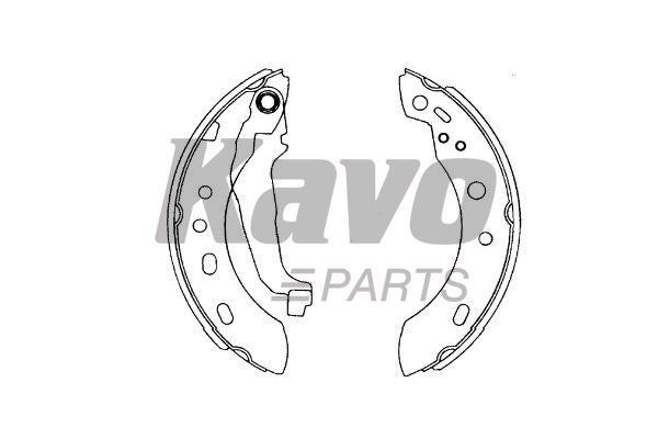 KBS7427 Kavo parts Колодки гальмівні барабанні, комплект