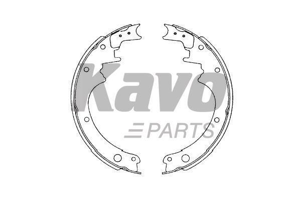 KBS7426 Kavo parts Колодки тормозные барабанные, комплект