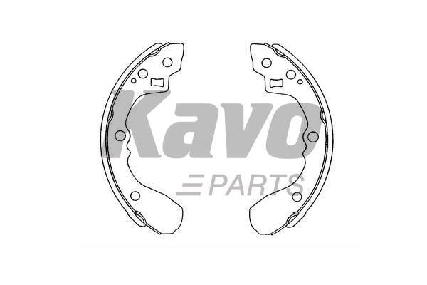 Барабанные колодки KIA Rio (Киа Рио): KBS4407 Kavo parts Колодки тормозные барабанные, комплект