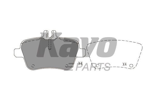 KBP6619 Kavo parts Тормозные колодки дисковые, комплект